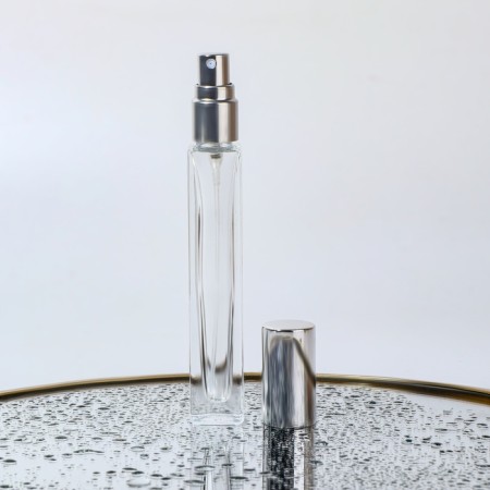 A bottle for storage, with a spray, 10 ml, silver color-2