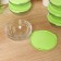 Set of glass salad bowls Chef’s, 400 ml, D = 14 cm, with a lid, 6 pcs