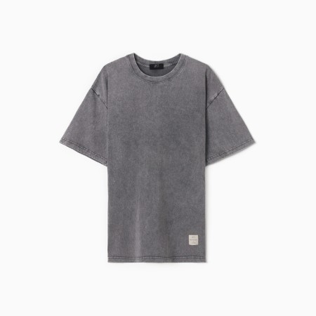 Men's T -shirt MIST made of boiled cotton, col. Gray, rr XL
