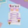Shirley hair set (2 elastic bands 5 cm, 4 invisible 5.5 cm) bee, lilac