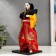 Collector doll "Warrior in a bright kimono with a saber" 30x12.5x12.5 cm