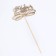 Topper "Happy New Year with monograms", gold, in a bag with a suspension, 11 × 7cm give beautifully