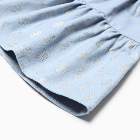Baby dress I "pineapple", height 74-80, blue-3