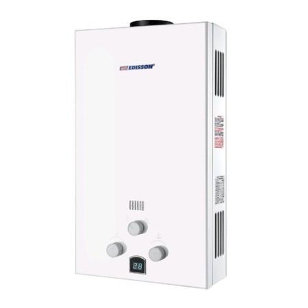 EDISSON E 20 D water heater, flow, gas, 20 kW, 10 l/min, display, white-1