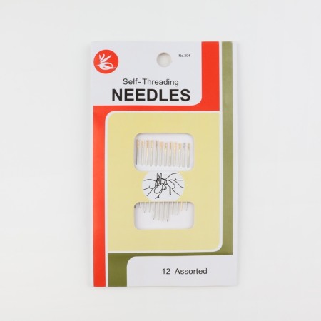 Sewing needles, d = 0.8 mm, with a golden ear, autonomous, 12 pcs-2