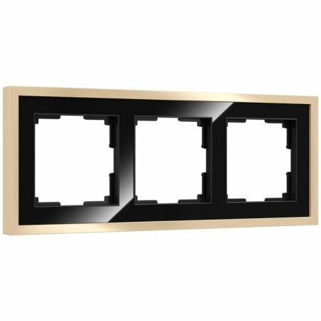 Frame W0032852, 3 Baguette sockets, black