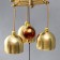 Wind Music Metal "Star" Sand 4 Bells 43x6 cm