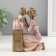 Souvenir Polystone "Beauty Mam with a daughter on the chair" 11x5x14 cm