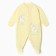 Overalls for girls, yellow color, height 80 cm