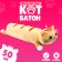 Soft toy "Cat", 50 cm, red color