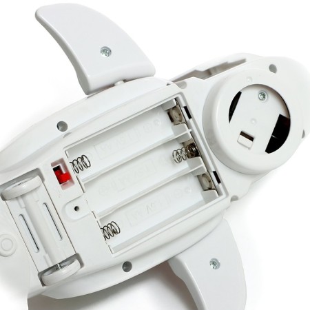 Shark "gears", light and sound, works from batteries, white color-3