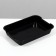 Average toilet without a mesh 36 x 26 x 6.5 cm, black