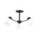 Wilma chandelier, e27, 3x40W, black color, white