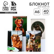 Mix of A6 notebooks, 40 liters on the crest, soft cover 