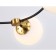 Suspended Ambrella Light, Modern, TR2548, 5HE27, Black color, bronze