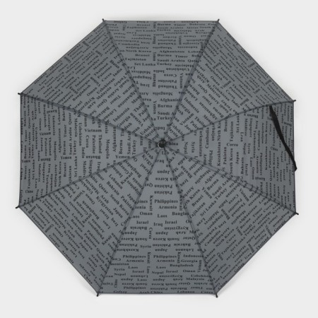 Umbrella - a semi -automatic “country” cane, 8 knitting needles, r = 46 cm, color mix-13