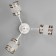 Emma chandelier 3he27 40w is white 51x51x25cm Bayerlux