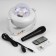 Light device "Karaoke" 20 cm, speaker, microphone, glow RGB, 5 V