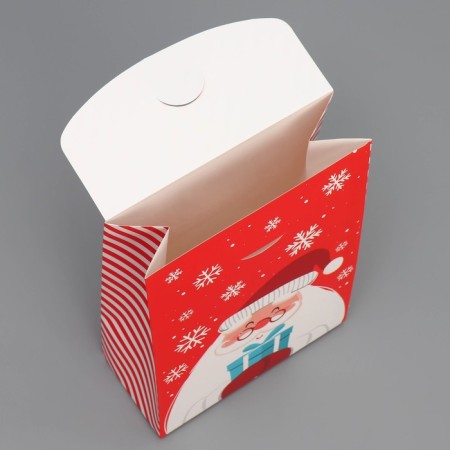 Folding box "Santa Claus", 15 x 7 x 22 cm, new year-5