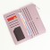 Women's wallet on magnets, pink color