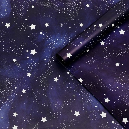 Package Paper, glossy "starry sky", bilateral, 50 x 70 cm