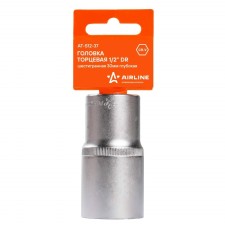 Головка торцевая Airline AT-S12-37, 1/2", DR, шестигранная, 30мм, глубокая