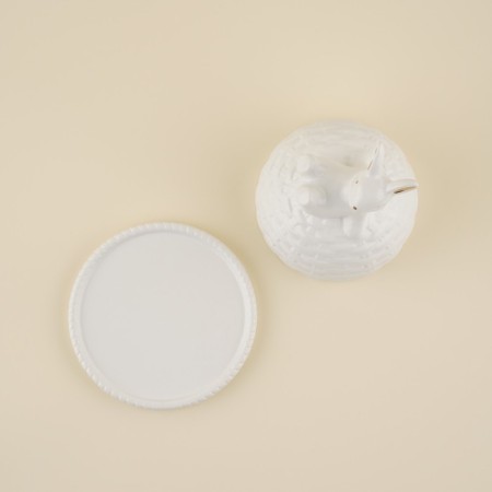Lemonnitsa SL Home "Forest Rabbit", 14 × 14.5 cm, white color-2