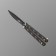 Boat knife "Whirlwind" 15.7cm, blade 68mm/1.3mm, black