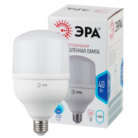 LED LED ERA Power Power, 40 W, E27, 3200 LM, 4000K, white glow
