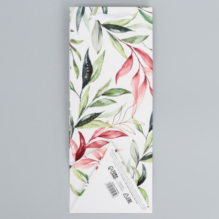 Gift package for a bottle, packaging, "for you", 13 x 32 x 11.3 cm-6