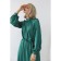 Midi silk dress with skirt-trap, size 42