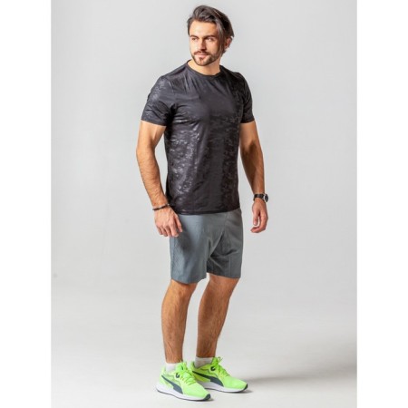 Sports T -shirt male ise, size 52, black color-13