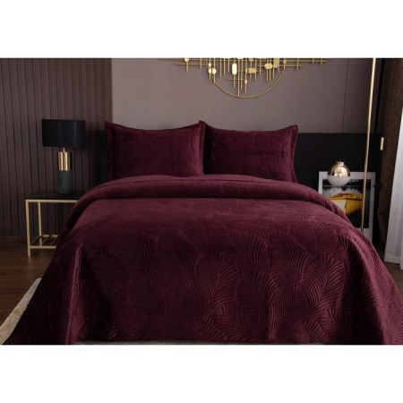 A set with a clip "Noel", size 240x260 cm, 50x70 cm - 2 pcs, color Bordeaux-1