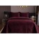 A set with a clip "Noel", size 240x260 cm, 50x70 cm - 2 pcs, color Bordeaux