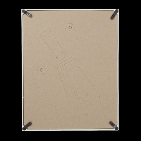 Photo frame plastic L-6 15x21 cm, white (plastic screen)-8