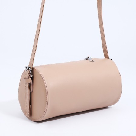 Cross-Bodi Bag on a zipper, beige color-1
