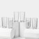 Set of glass glasses "Style", 280 ml, 6 pcs