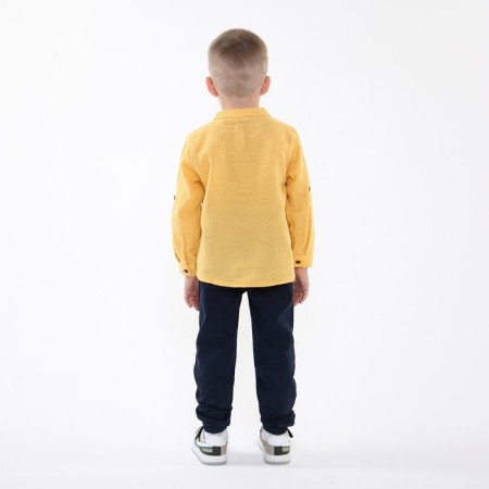 Children's set (longshille/pants), yellow color, height 98cm-3