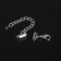 Counter for a bead bracelet (pair) 10mm, with a chain extension cord, silver color