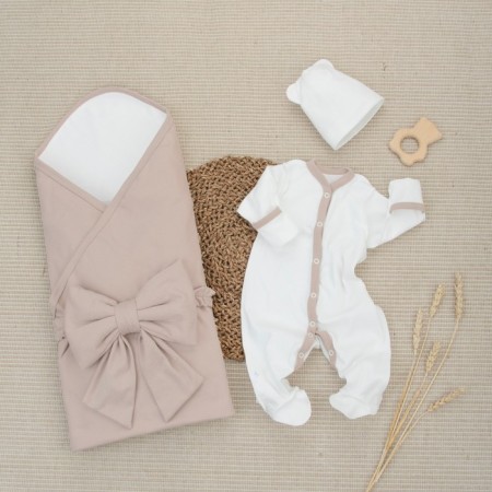 Kinderlitto Kapuchino discharge kit, 4 items, height 50-56 cm, cappuccino color