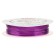 Wire for beadwork, diameter: 0.5 mm, length: 10 m, purple color