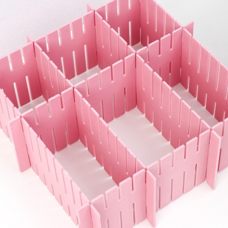 Organizer - Box dividing, 37 × 7 cm, 4 pcs, color mix-3