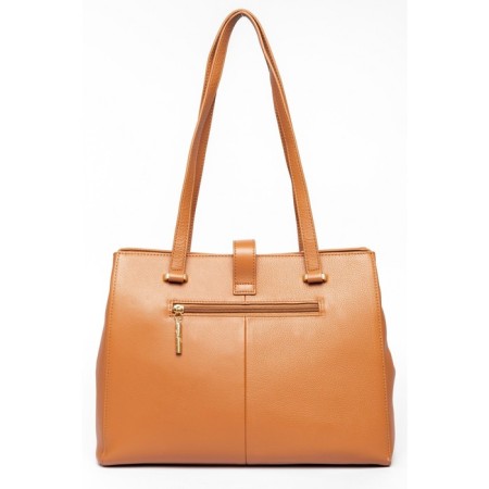 Bag Tout Women, Genuine leather, Ludor Red, 33x10x25 cm-1