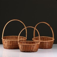 Camping set, 3 pcs, 34 × 27 × 13/39, 30 × 24 × 11/34, 27 × 21 × 10/29 cm, vine, corn