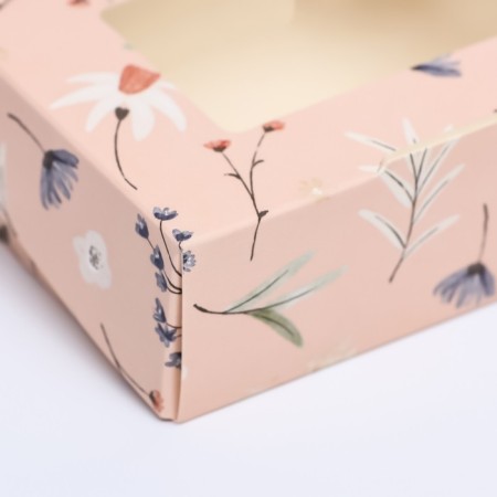 Folding box "Flowers" 10 x 8 x 3.5 cm-2