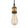 Suspended Citilux “Edison” CL450100, 4.5x4.5x16 cm, 1x100W, E27, brown color