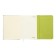 Leduced A5 Diary, 160 sheets, Devente.irene, solid combined cover of artificial leather, cream block 70 g/m2, mint