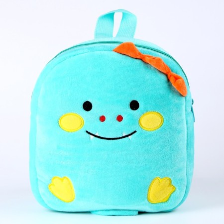 Dino backpack, turquoise color