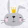 Curtain Ethel Funny Rabbits, 145*260 cm, 100% cotton