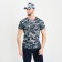 T-shirt male camouflage spots, color gray-blue, size 48
